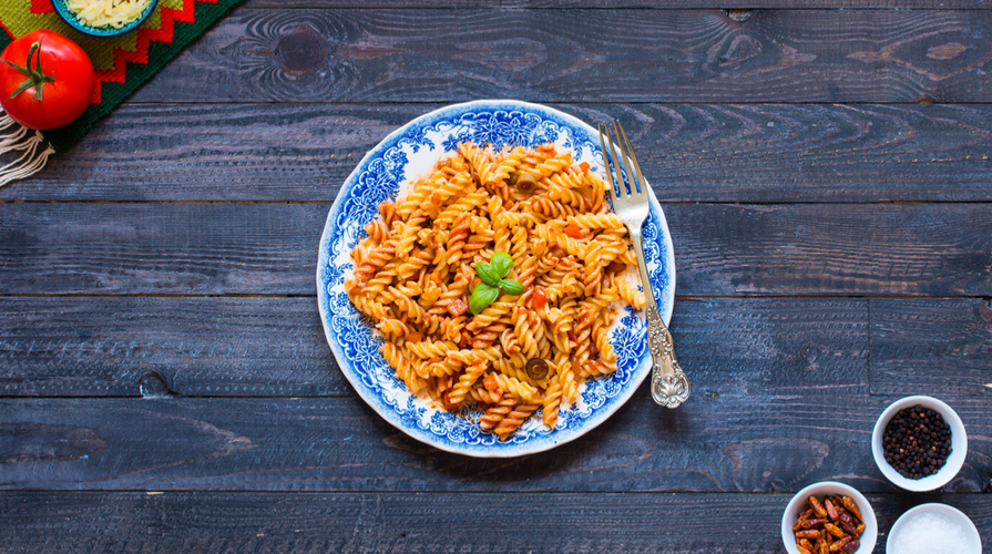 Fusilli peperoni