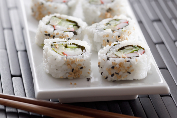 crab roll sushi