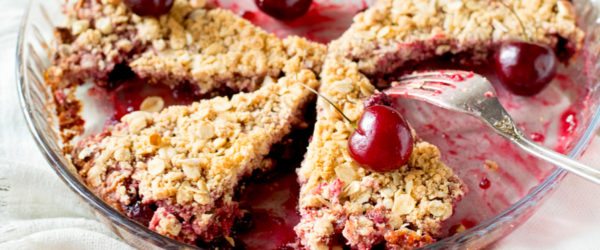 crumble di ciliegie