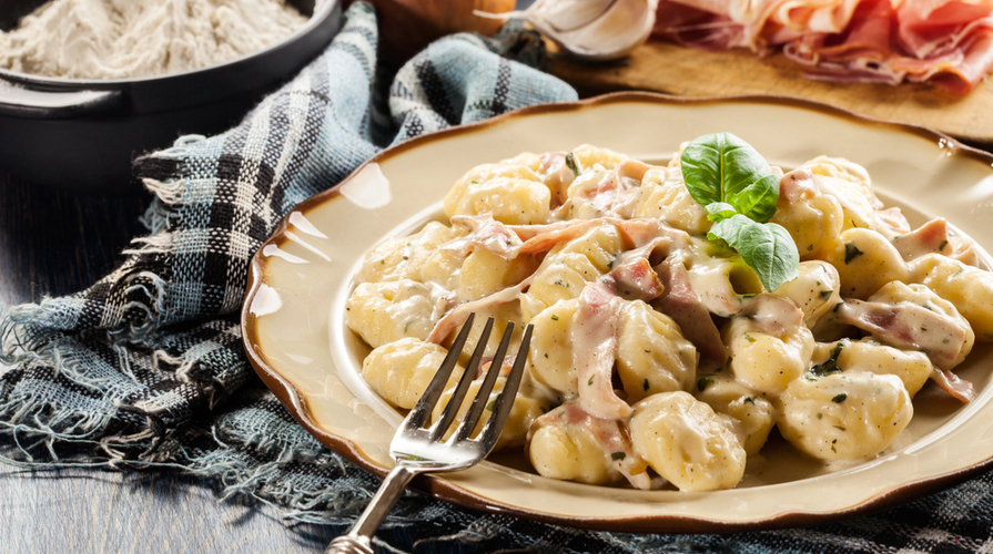 gnocchi con fiori di zucca