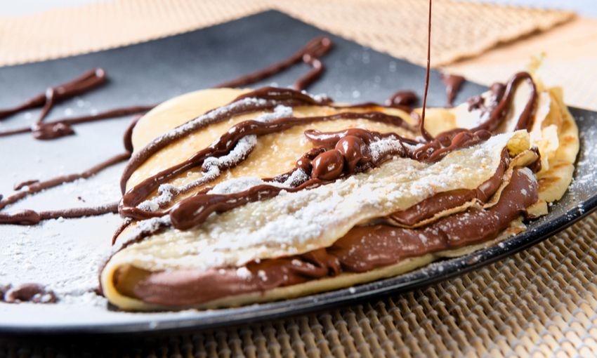 Crepes dolci nutella
