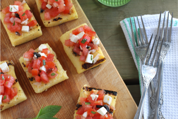 Crostini di polenta