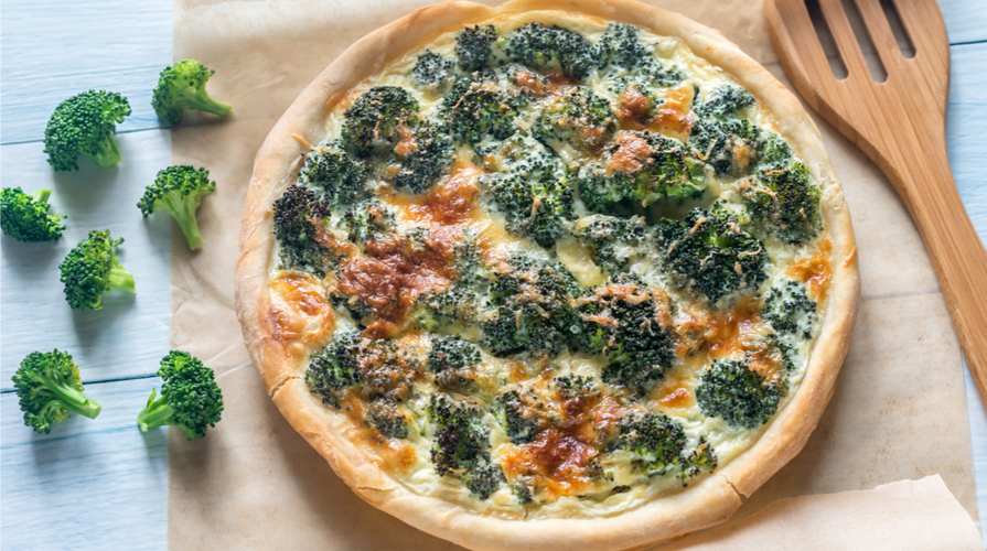 Torta broccoli e provola