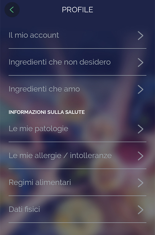 Sana cucina profilo