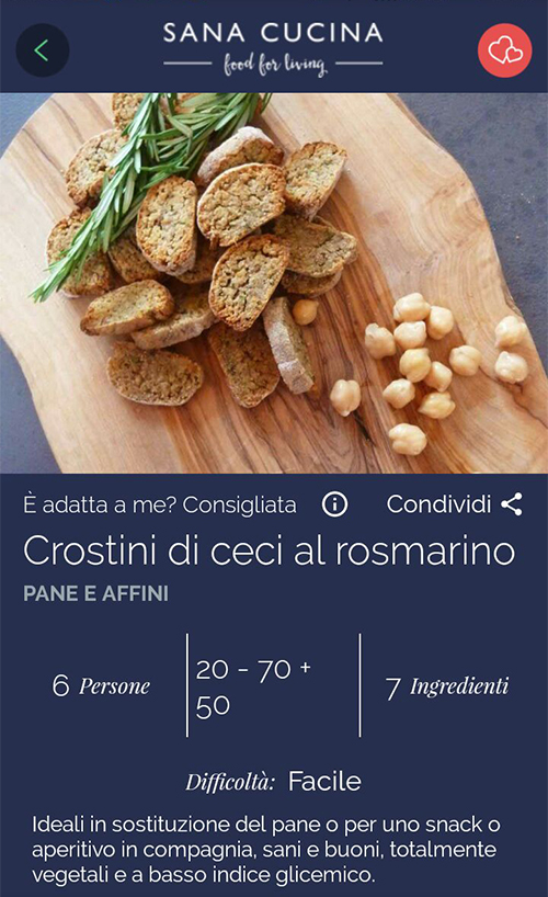 Sana Cucina nutrienti