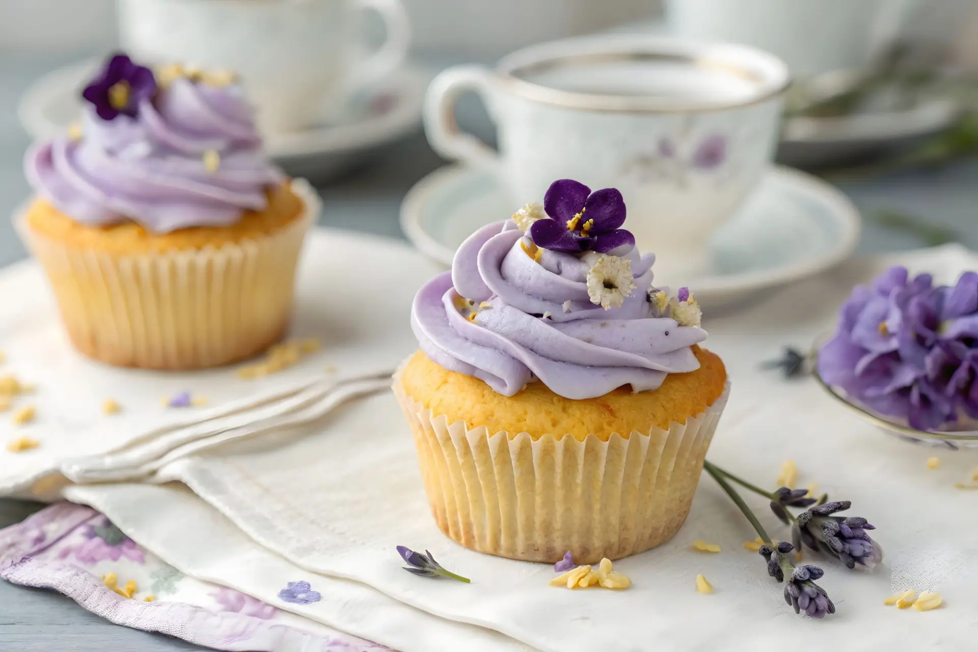 muffin alla lavanda