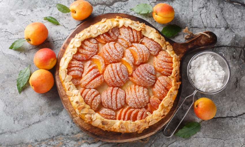 torta di albicocche