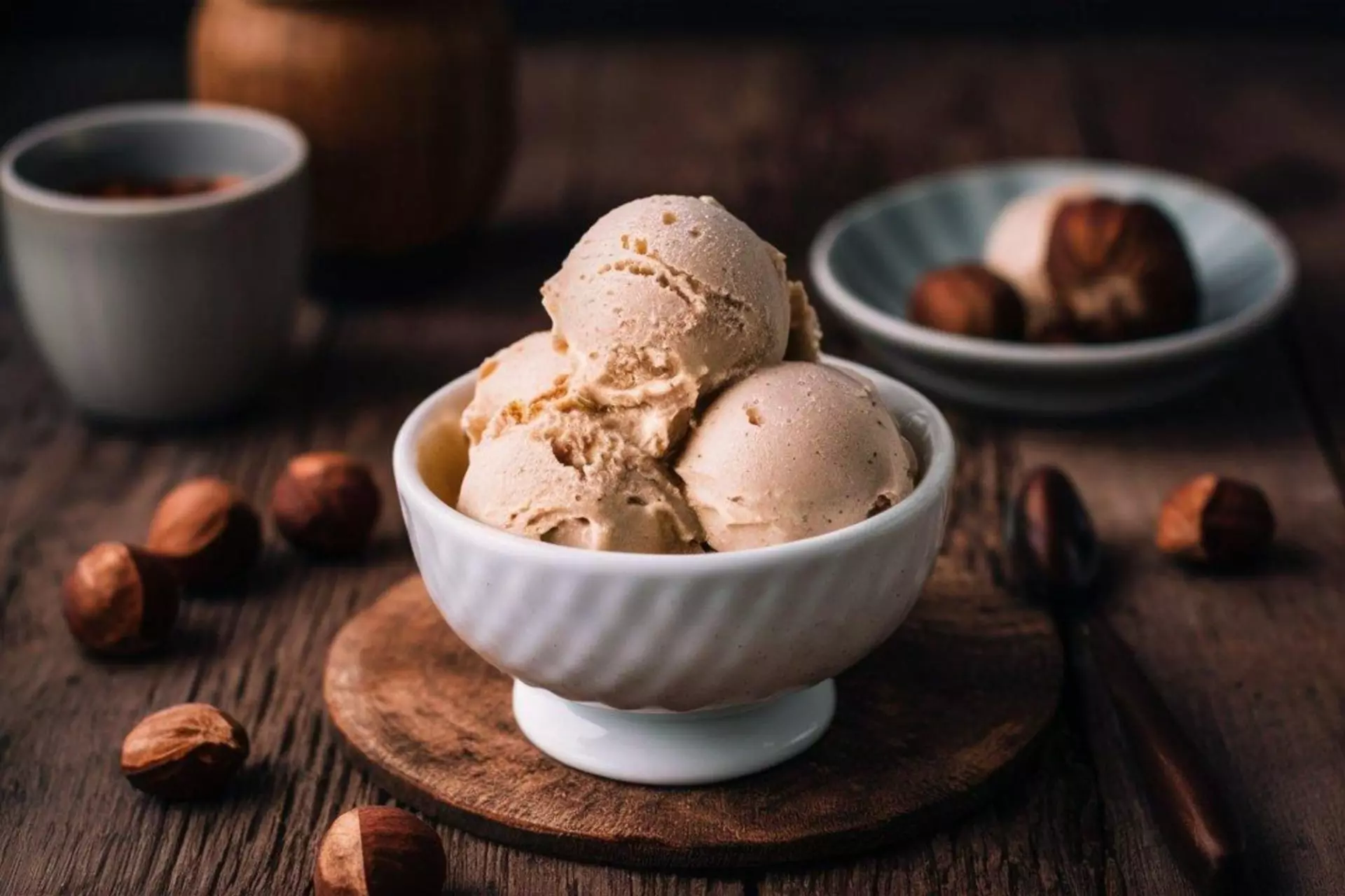 gelato alla nocciola