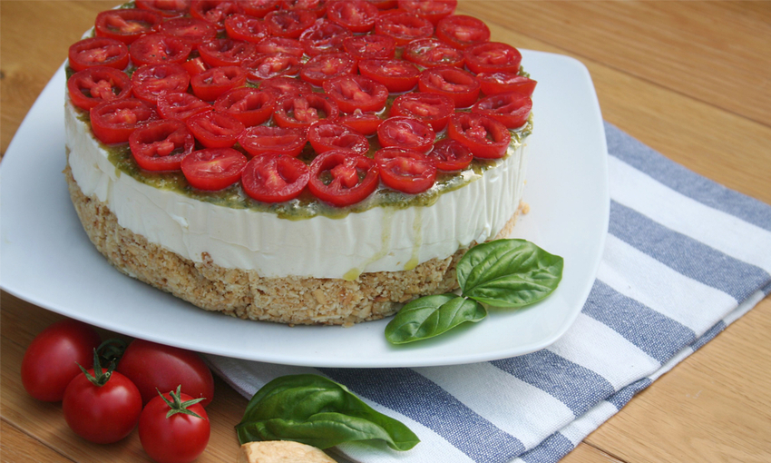 cheesecake pesto pomodori