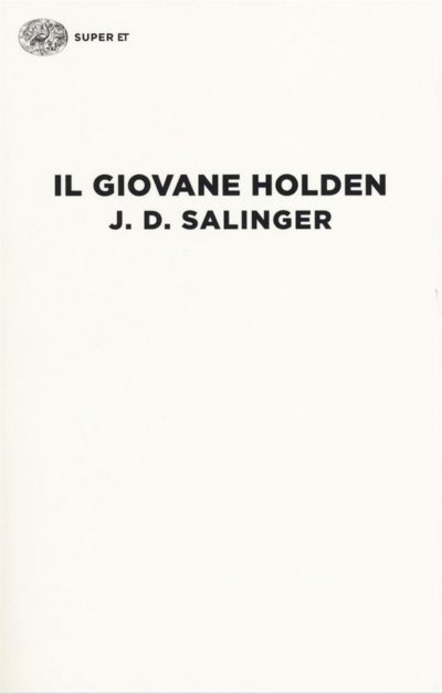 copertina del libro Il Giovane Holden