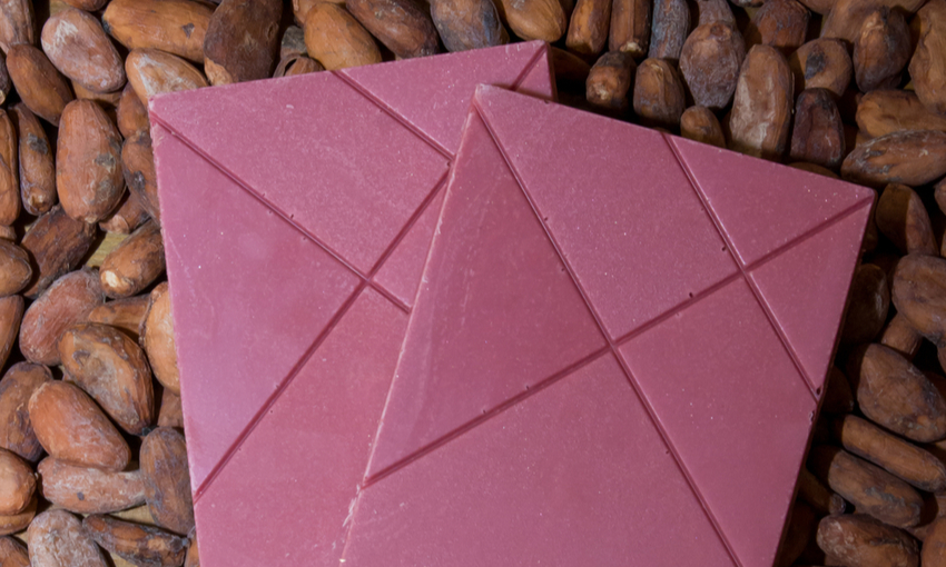 tavolette di cioccolato rosa 