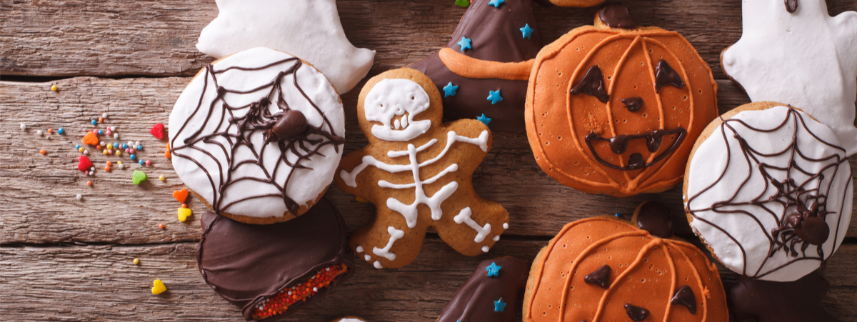 biscotti di Halloween decorati