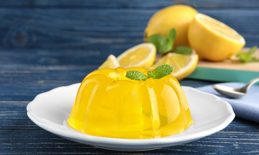 gelatina limone