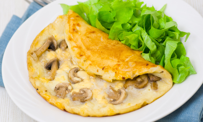 omelette funghi
