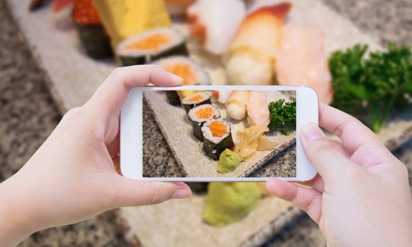 Sushi foto cibi instagrammati