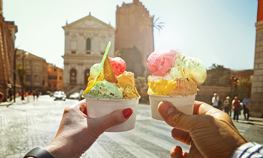 Coppette gelato Roma