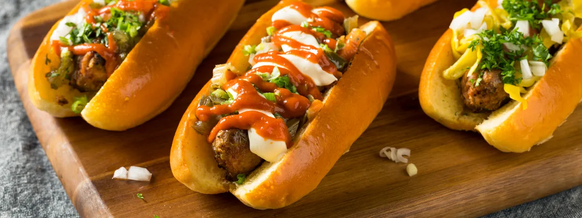 Hot dog vegano