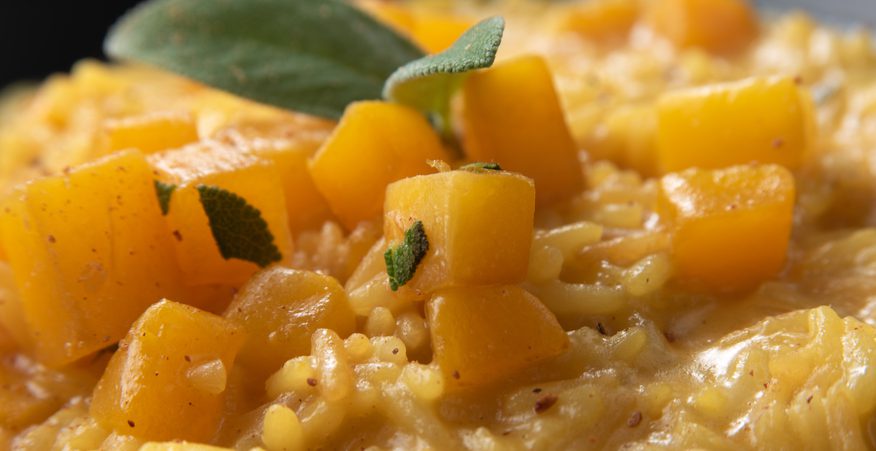 risotto zucca e provola