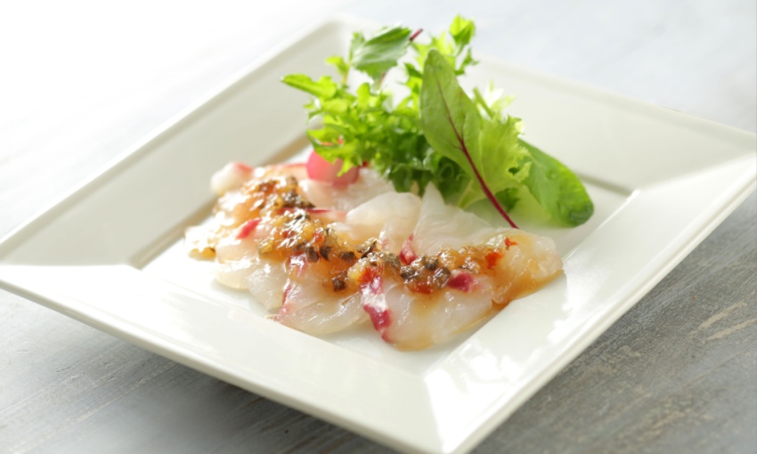 carpaccio branzino