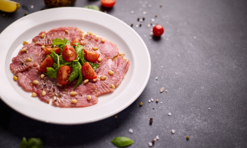 carpaccio di tonno