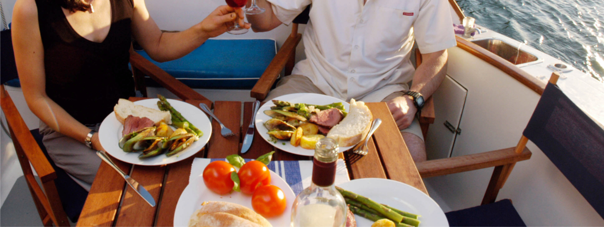 cosa mangiare in barca a vela