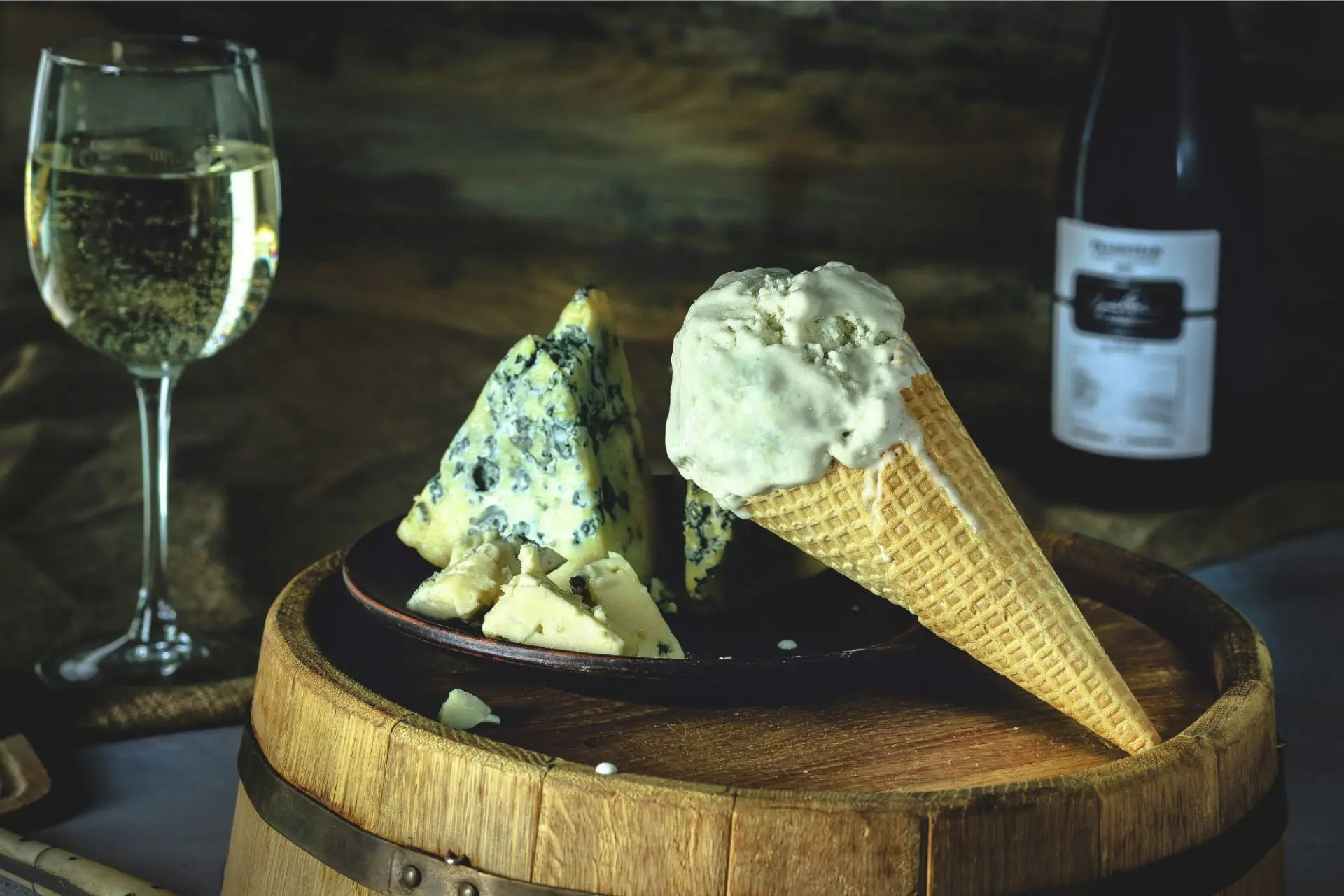 gelato al gorgonzola