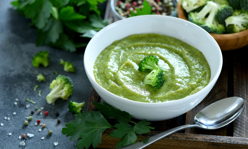 vellutata, crema, passato di broccoli