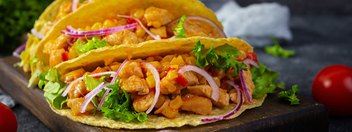 Tacos di pollo: la ricetta delle tortillas messicane con pollo e verdure