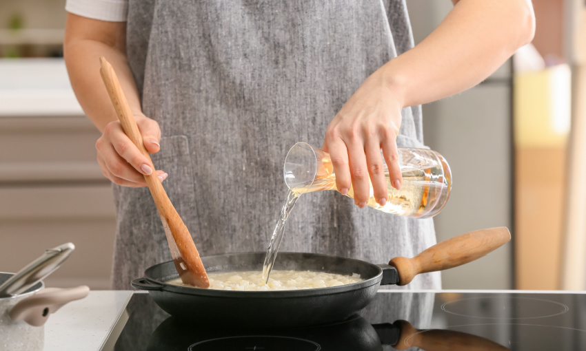 come cucinare risotto con i finferli