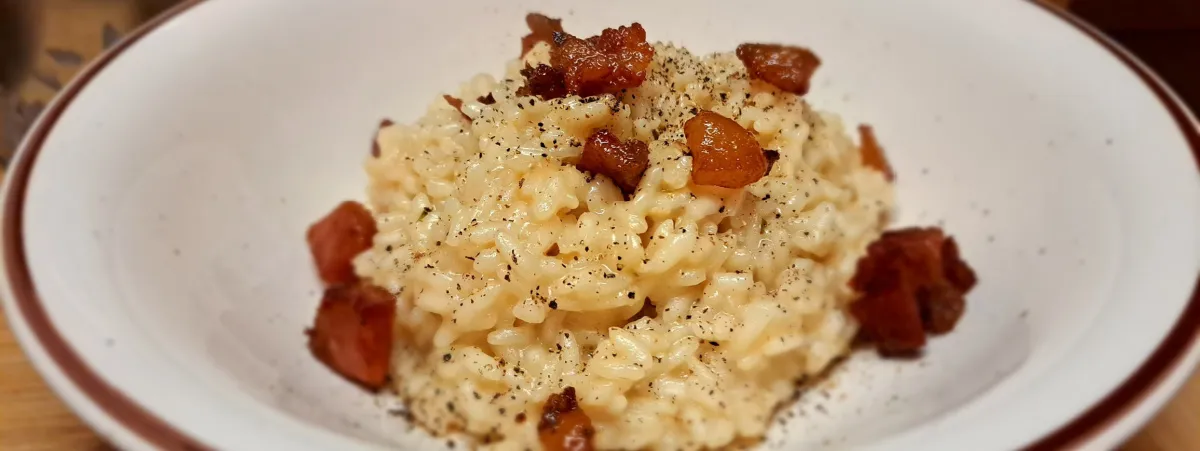 risotto alla carbonara ricetta