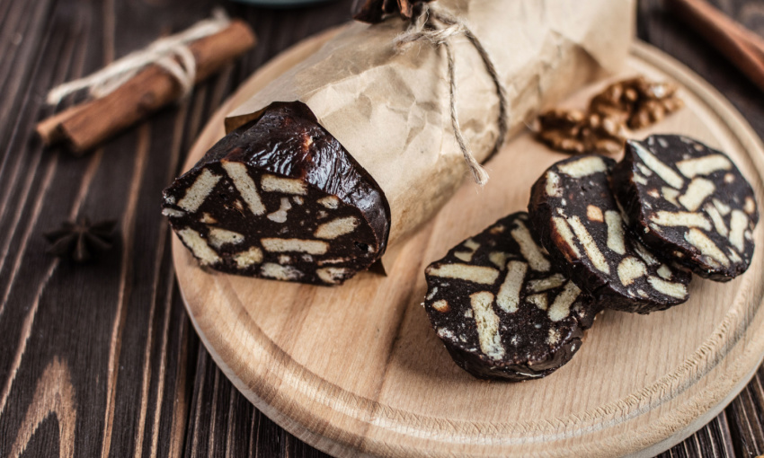 salame di cioccolato ricetta classica