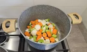 verdure in pentola