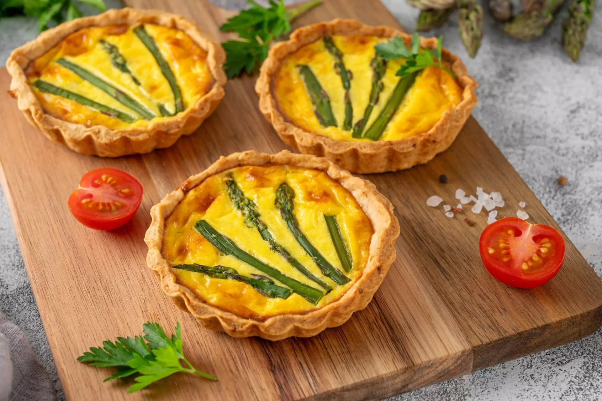 mini quiche asparagi