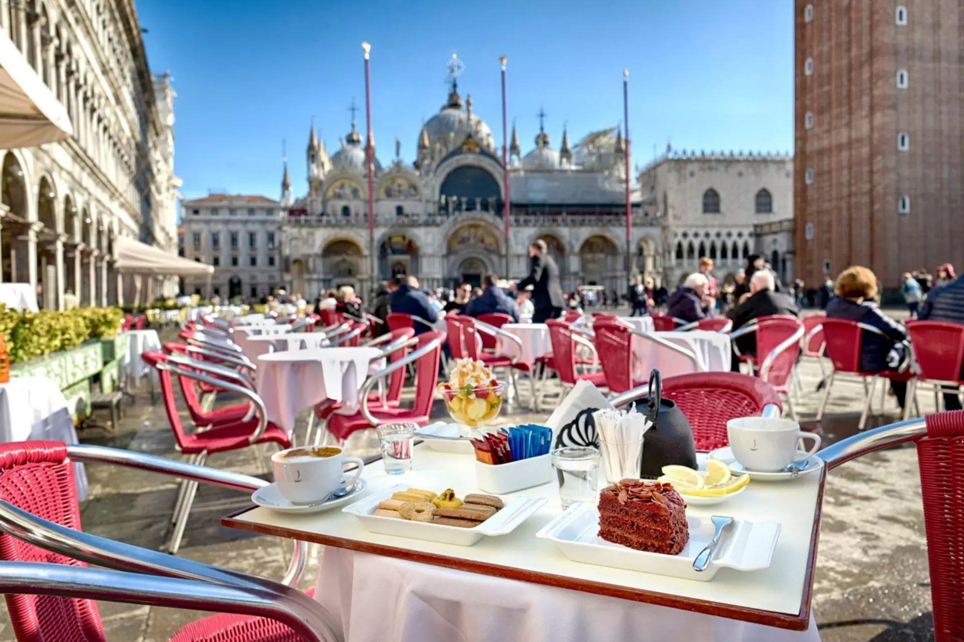 Caffè Quadri, esterno su Piazza San Marco