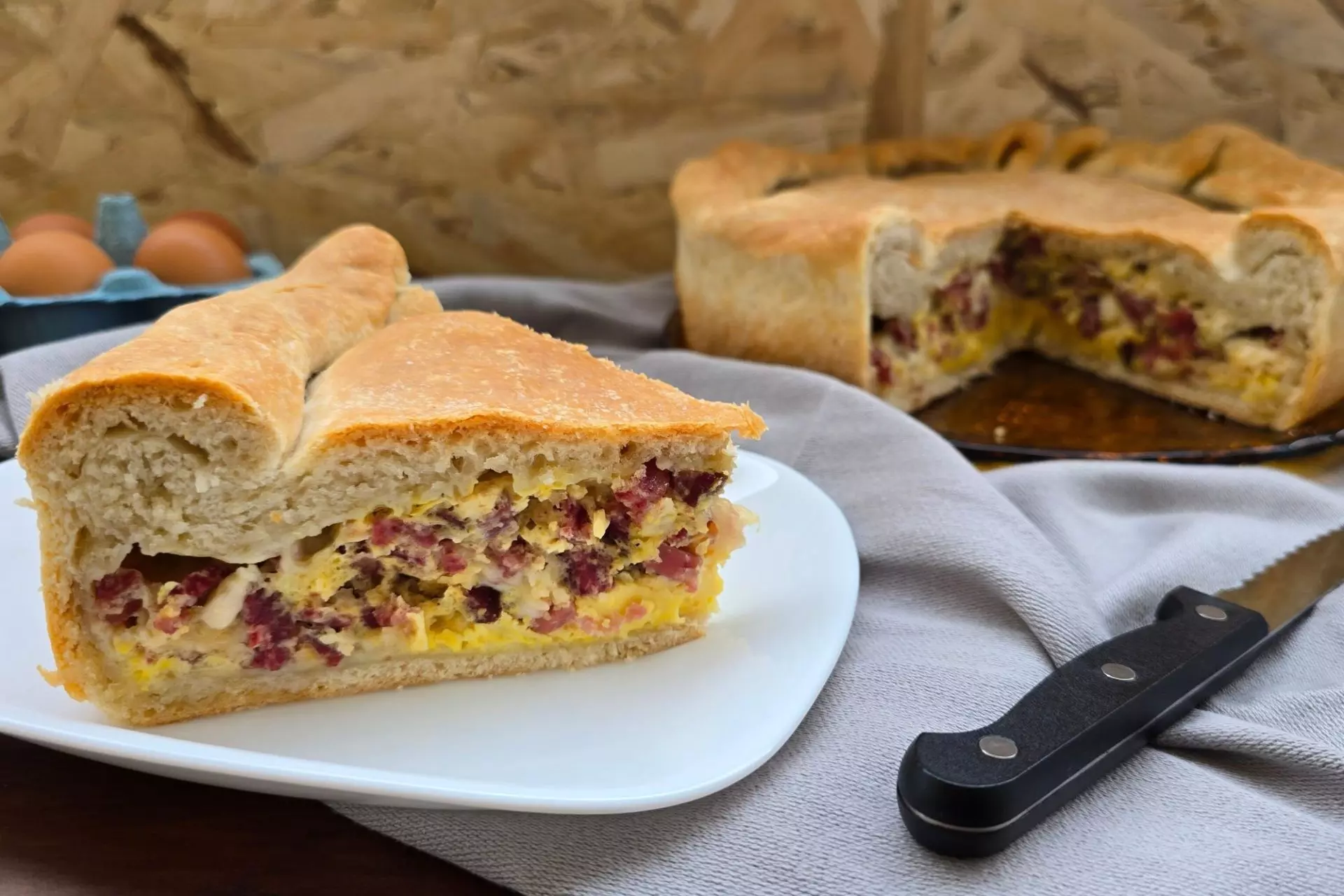 fetta di pizza chiena