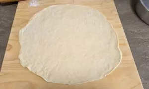 impasto steso con il mattarello