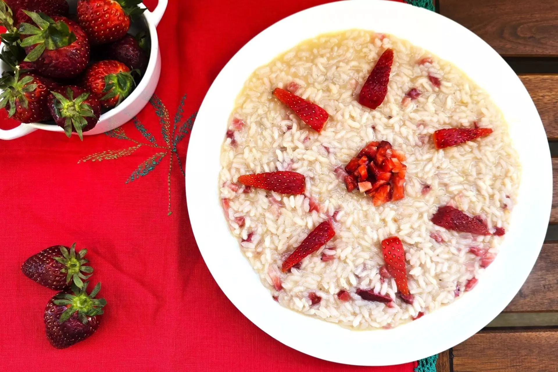 Risotto alle fragole