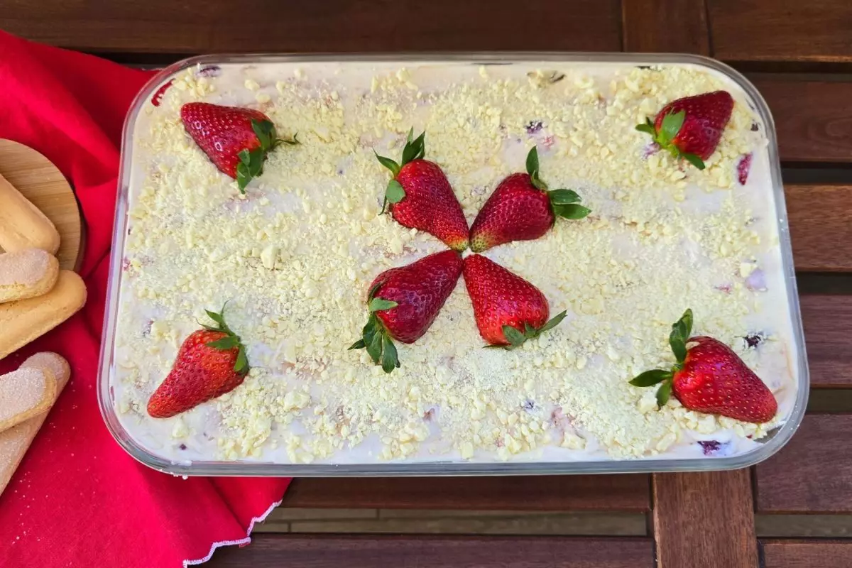 tiramisù alle fragole