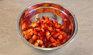 Fragole a pezzetti