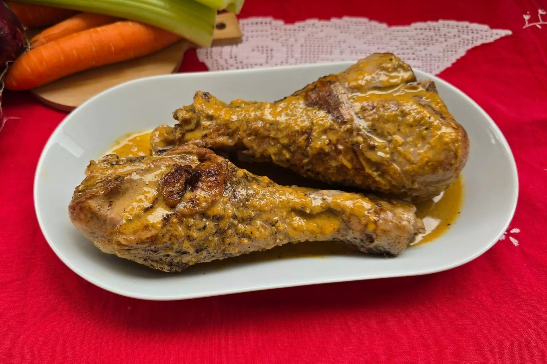 cosce di tacchino brasate