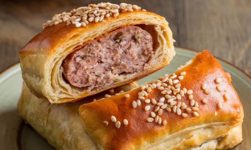 salsiccia in crosta di pane
