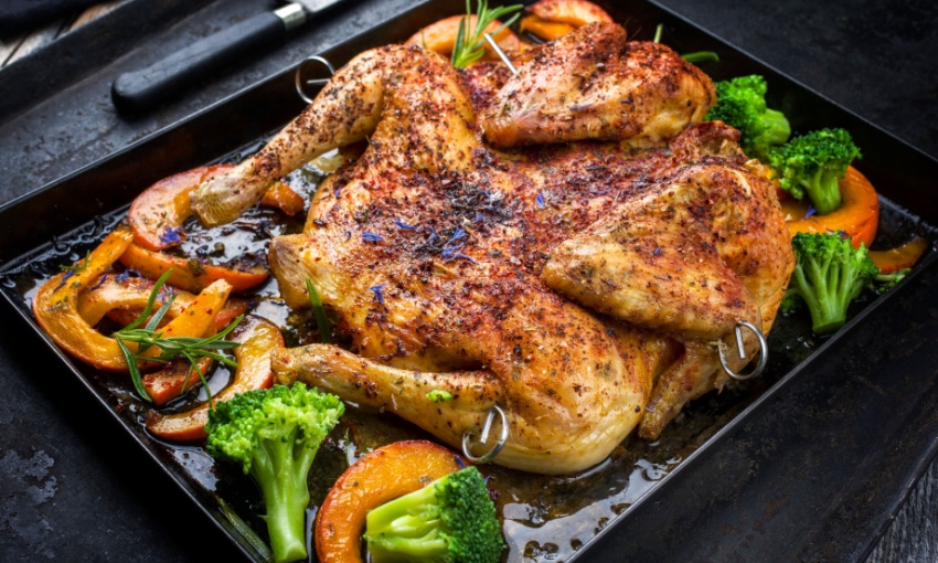pollo alla diavola cotto al forno