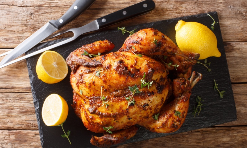 pollo allo spiedo da disossare