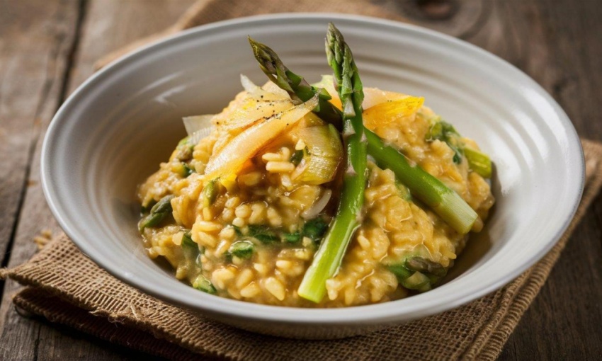 risotto con asparagi e limone