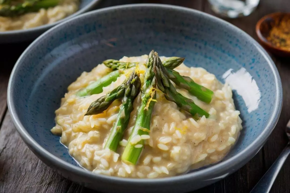 risotto agli asparagi e limone