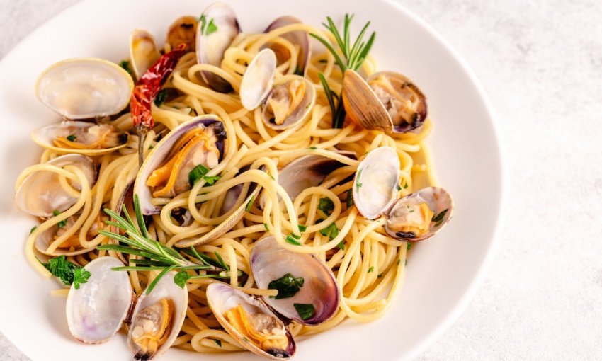 spaghetti con le vongole