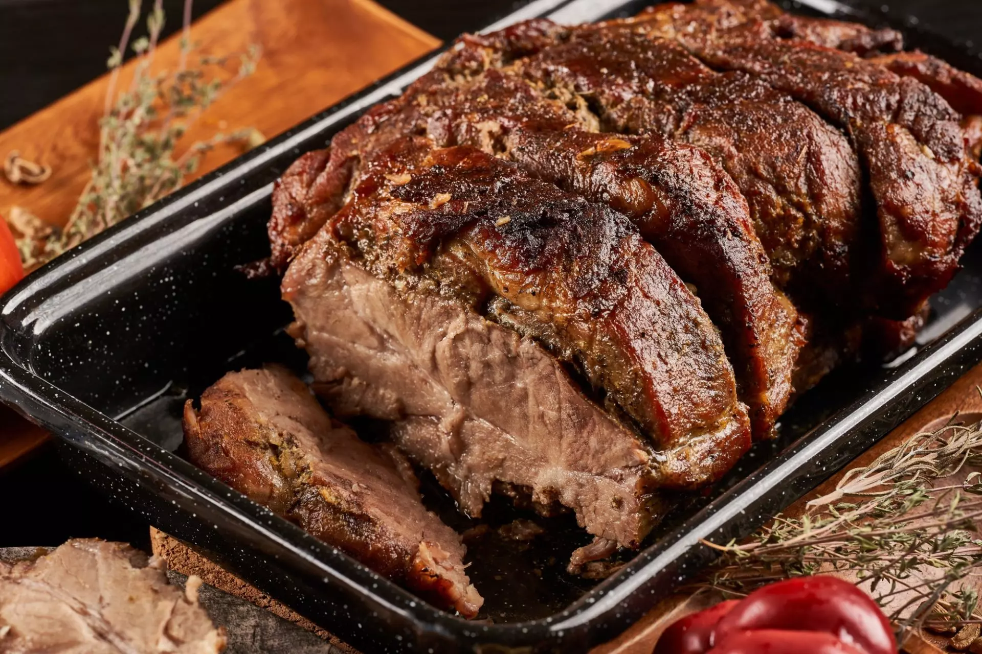 Arrosto al forno in teglia