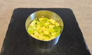 avocado a dadini nel coppapasta