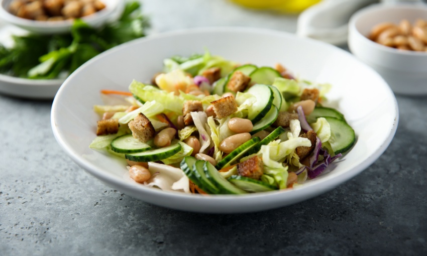 fagioli in insalata estiva