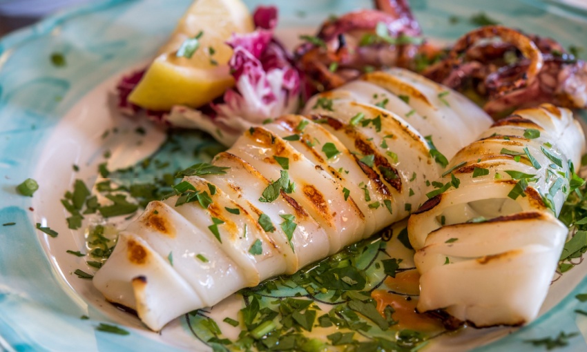 calamari grigliati